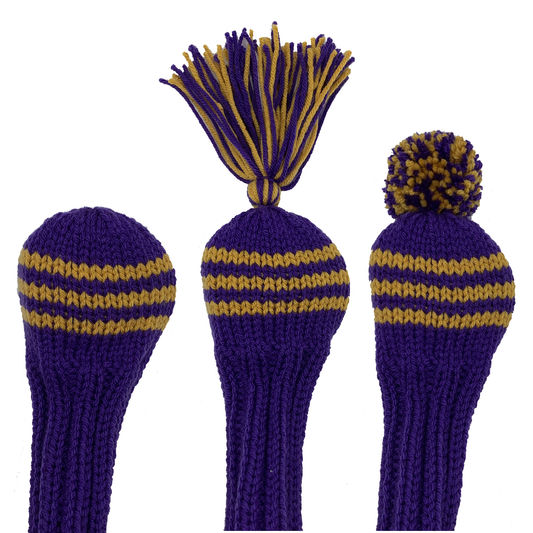 Purple and Gold - Fairway Wood #3 Headcover