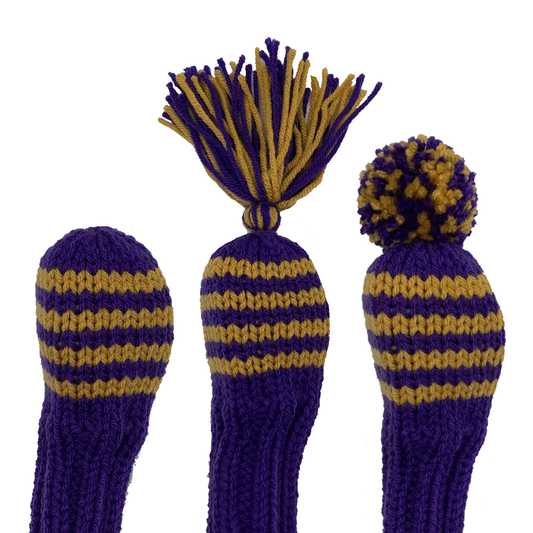 Purple and Gold - Hybrid #4 Headcover