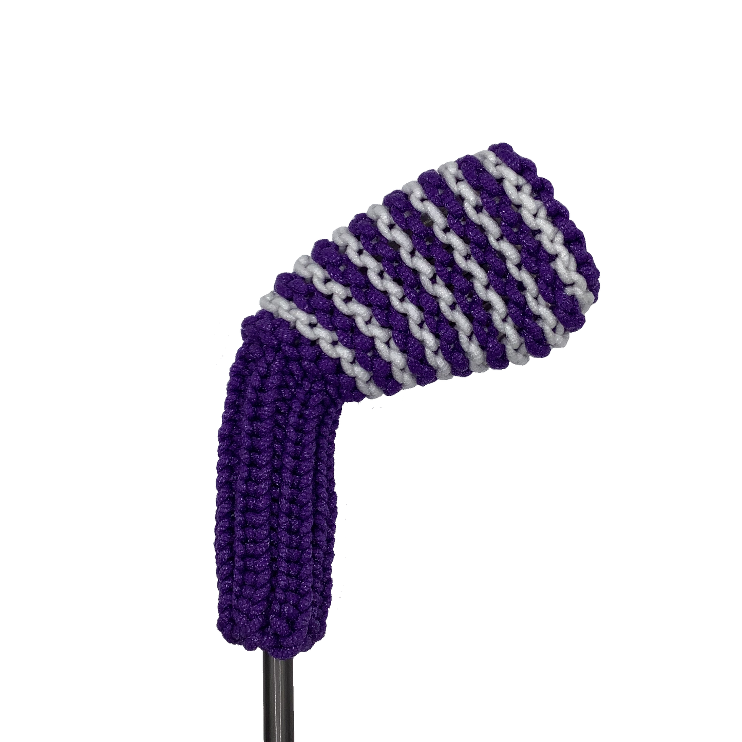 Purple and White - Small Stripe Iron/Wedge Headcover
