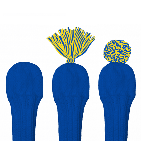 Blue and Yellow - Fairway Wood Headcover