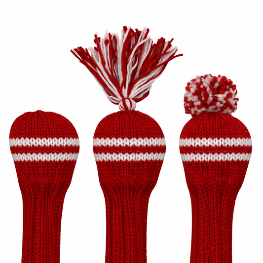 Red and White - Fairway Wood #2 Headcover