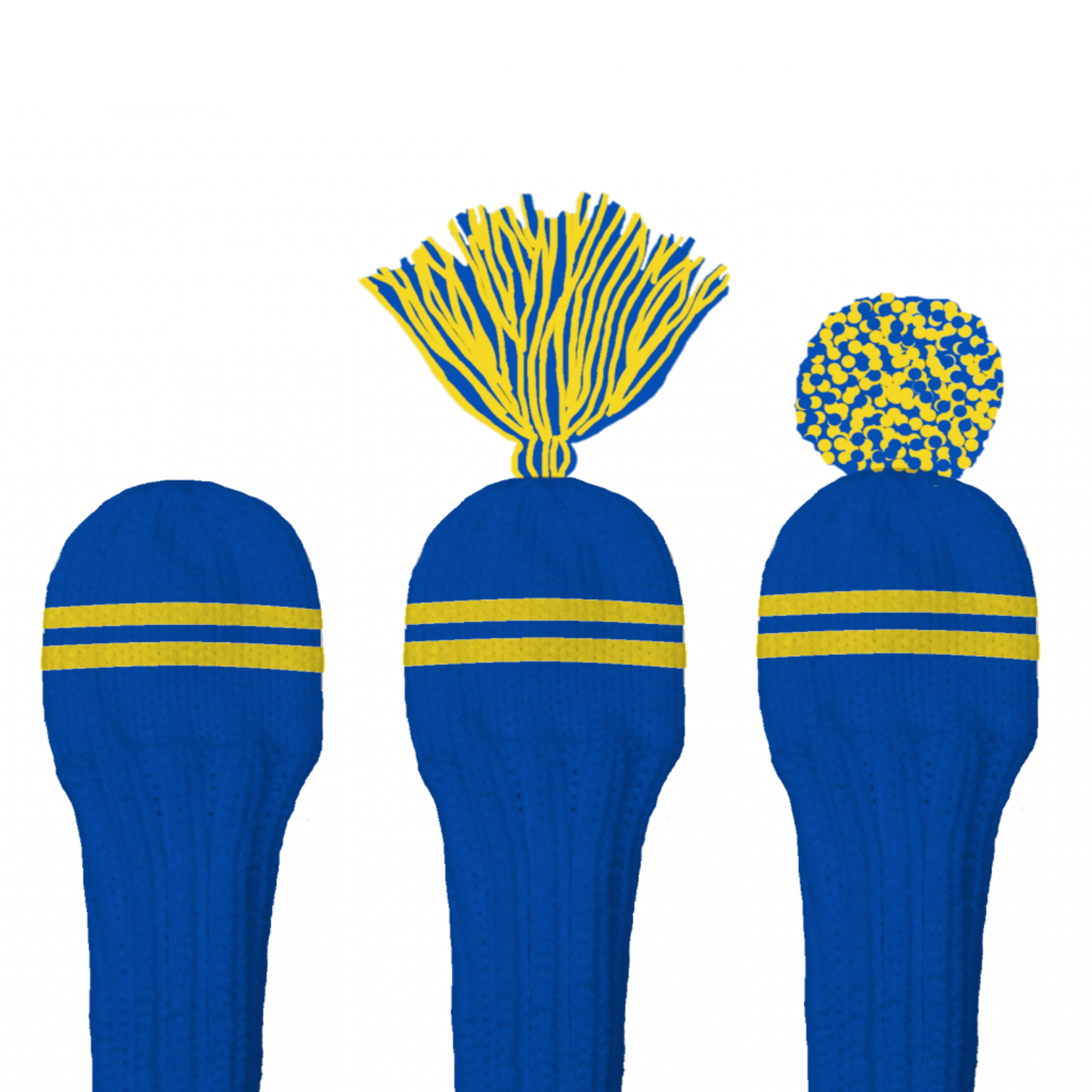 Blue and Yellow - Fairway Wood #2 Headcover