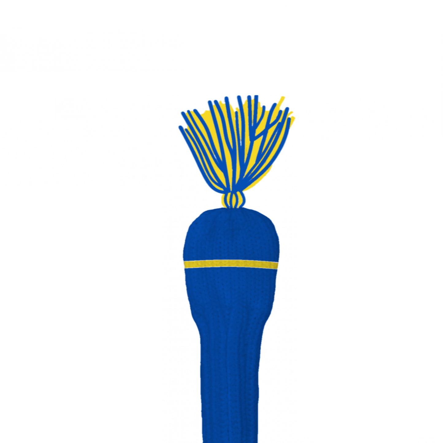 Blue and Yellow - Hybrid #1 Headcover