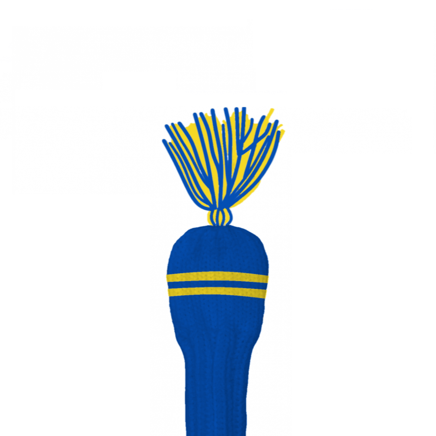 Blue and Yellow - Hybrid #2 Headcover