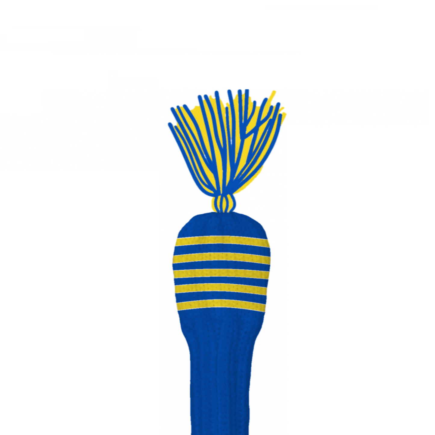Blue and Yellow - Hybrid #5 Headcover