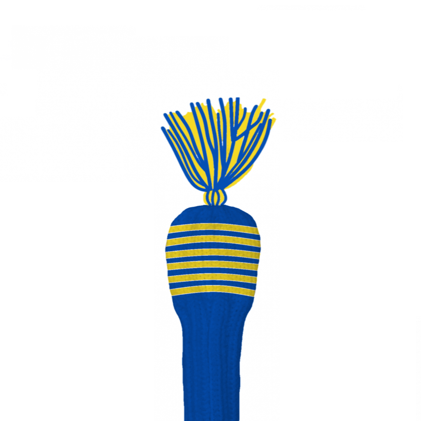 Blue and Yellow - Hybrid #6 Headcover