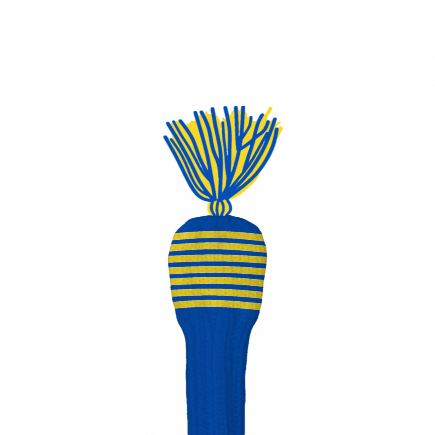 Blue and Yellow - Hybrid #7 Headcover