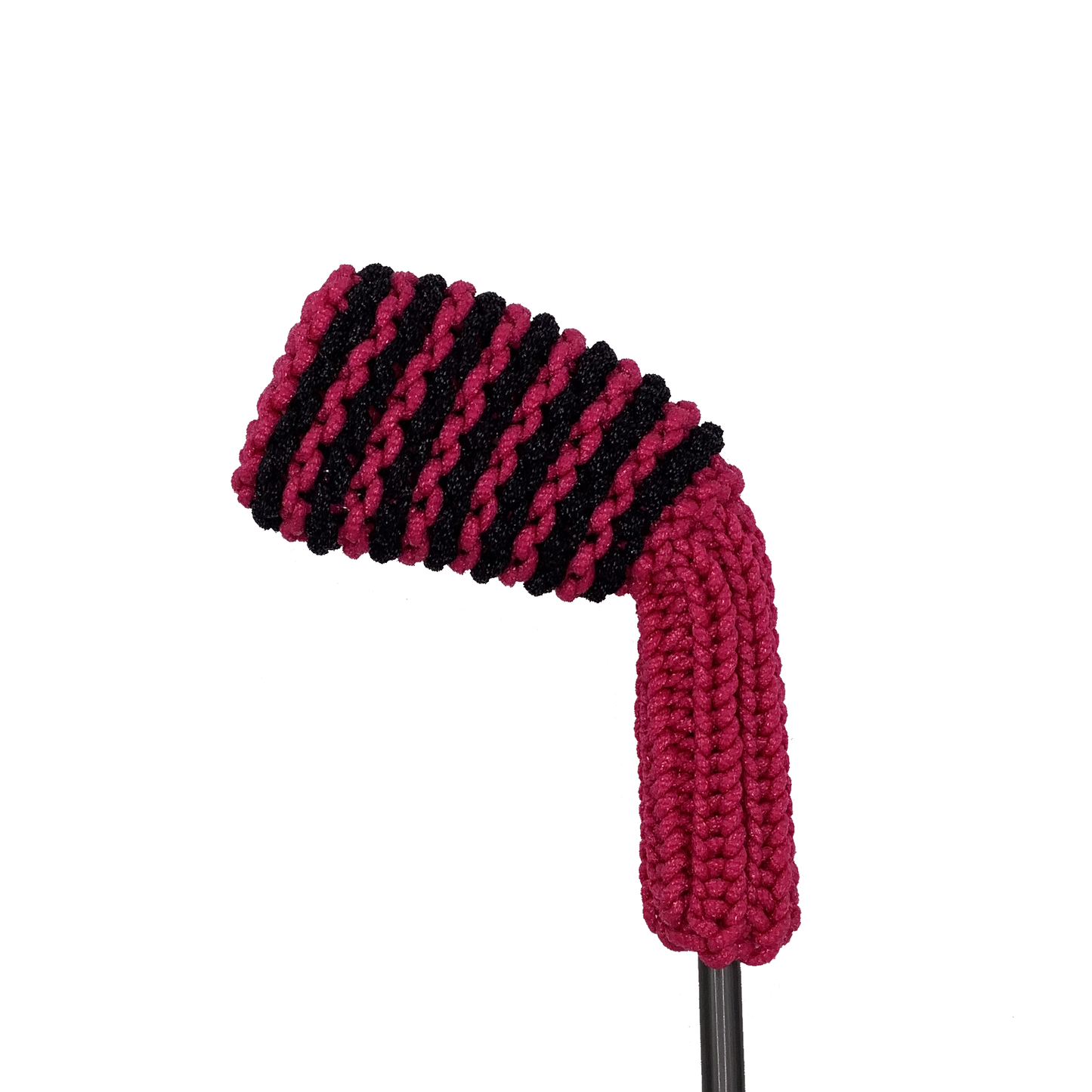 Pink and Black - Small Stripe Iron/Wedge Headcover