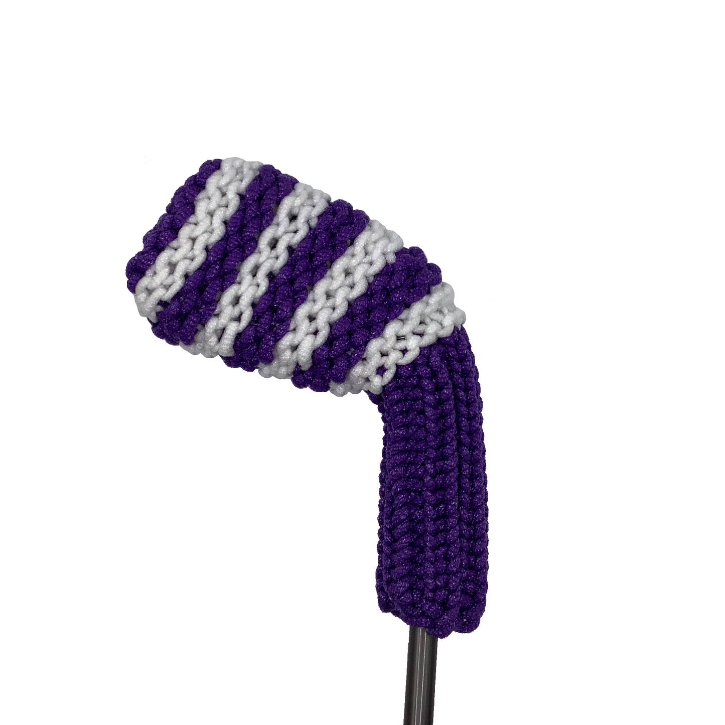 Purple and White - Medium Stripe Iron/Wedge Headcover