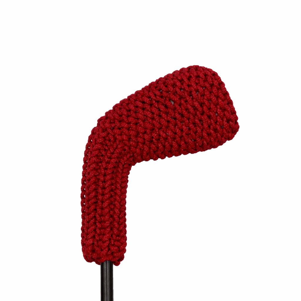 Red and White - Solid Red Iron/Wedge Headcover