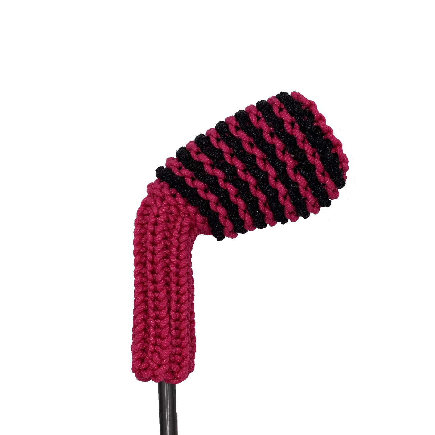 Pink and Black - Small Stripe Iron/Wedge Headcover